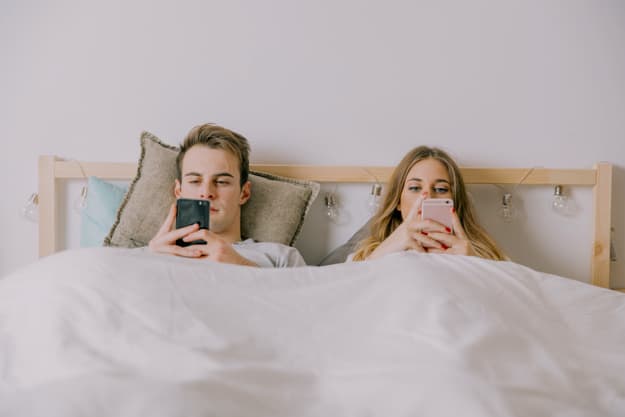 No mires el móvil antes de dormir