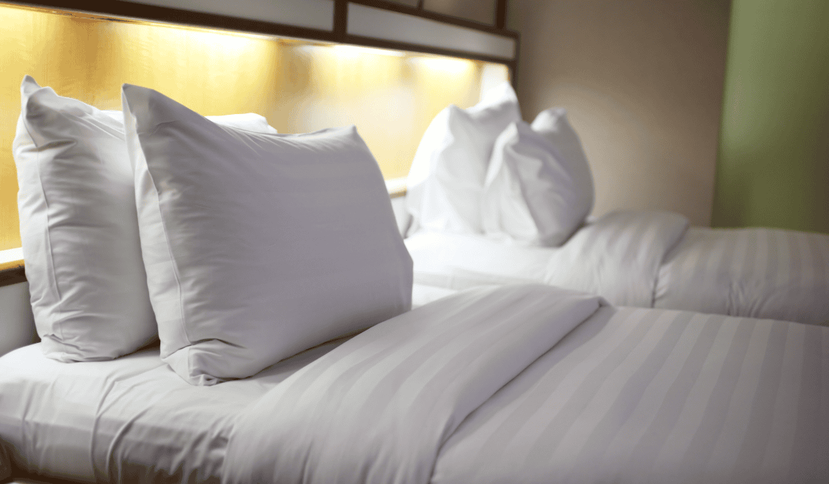 ropa de cama de hotel